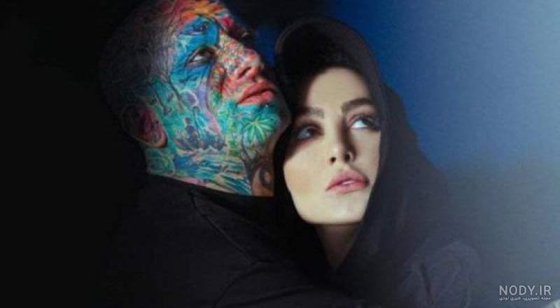 عکس خفن عکس تتلو و سحر قریشی روی تخت