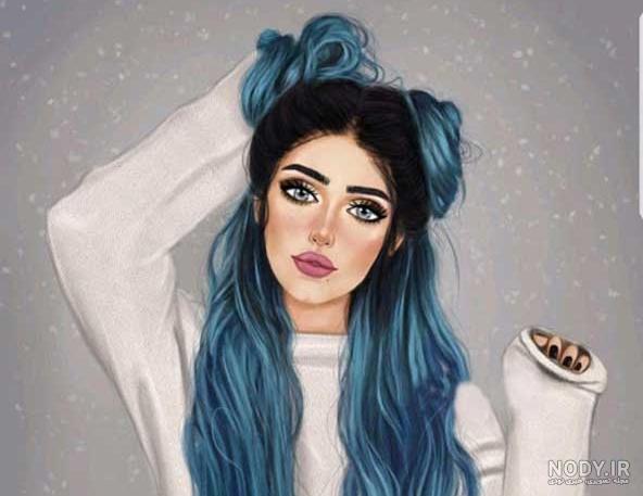 دانلود شیکترین عکس پروفایل دخترونه بدون متن فانتزی گوگولی و زیبا