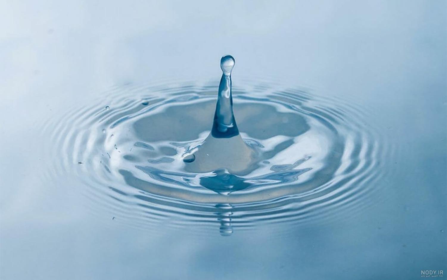عکس از قطره آب