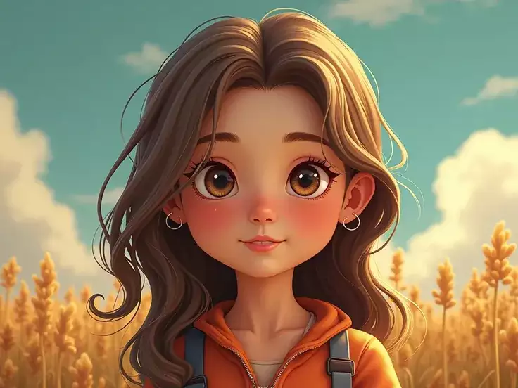 عکس دختر بچه کارتونی فانتزی