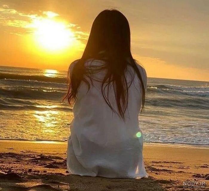 عکس دختر نیم رخ خوشگل