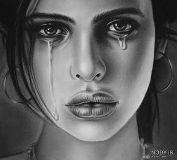 عکس کارتونی دختر غمگین ❤️ [ بهترین تصاویر ]