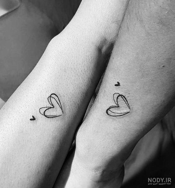 ایده تتو مینیمال عاشقانه