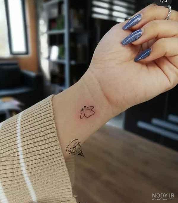 تاتو مینیمال | ۱۰۰ طرح تتو مینیمال و کوچک جذاب و پرطرفدار | دوره های دترلند