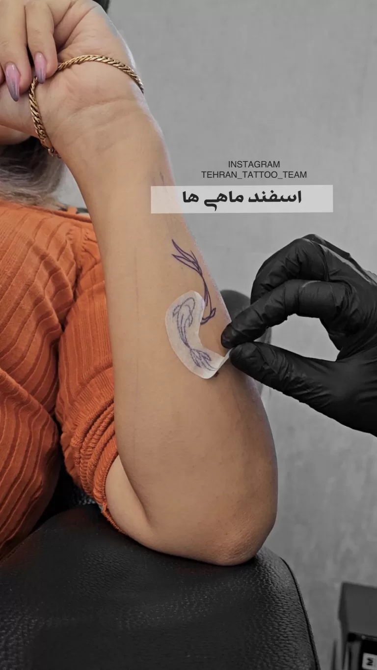 تاتو پشت کف دست