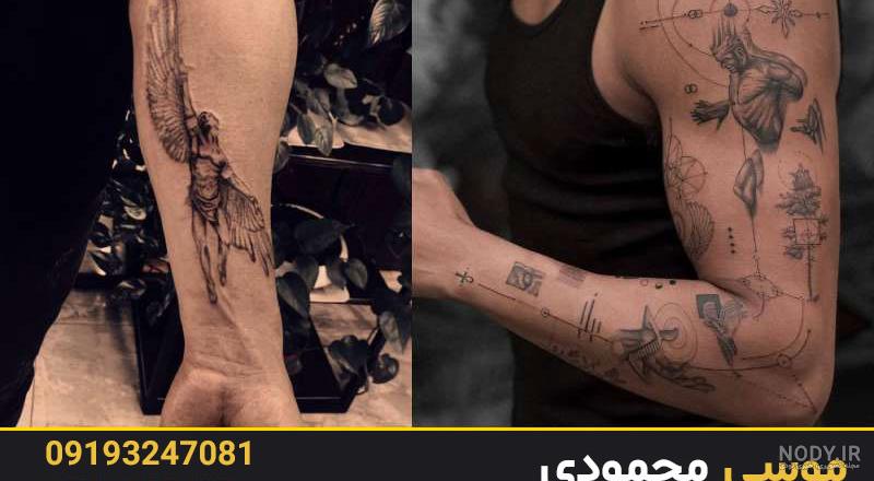 تاتو کل دست دختر