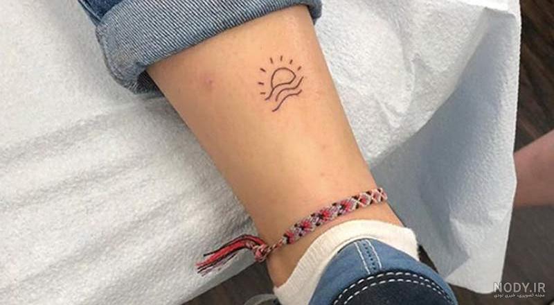 تتو مینیمال دور مچ پا
