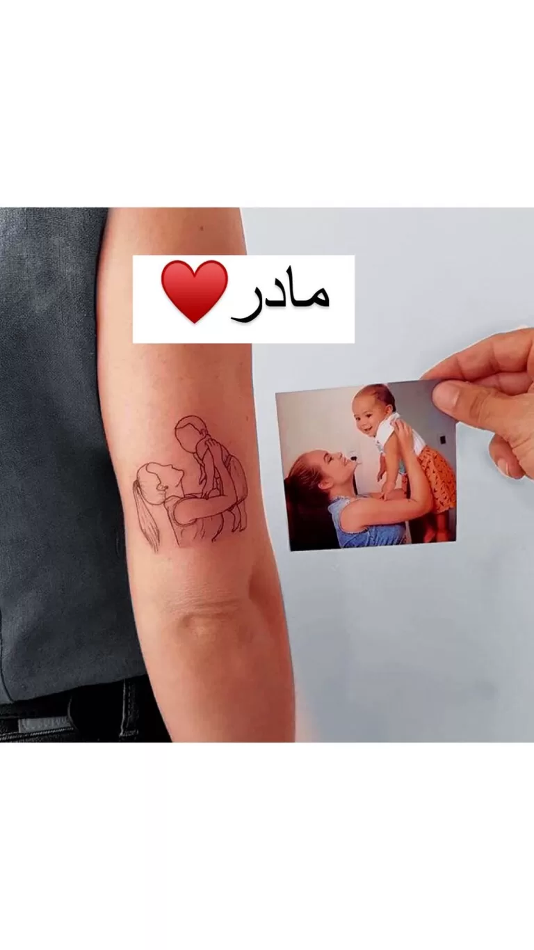 مدل تاتو برای مادر
