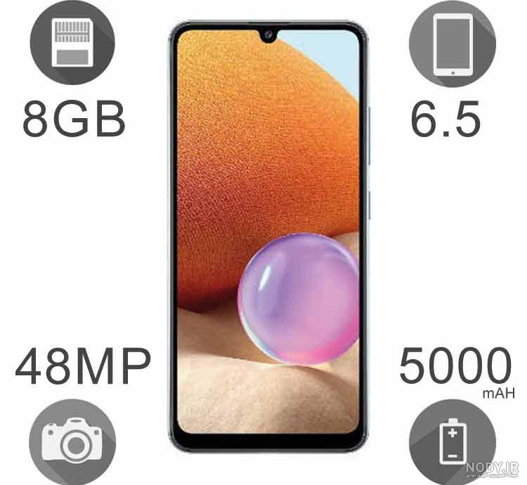 ✓ خرید آنلاین و قیمت گوشی موبایل سامسونگ مدل Galaxy A32 5G SM-A326B/DS دو  سیم‌کارت ظرفیت 128 گیگابایت و رم 8 گیگابایت [1404] | وکسی