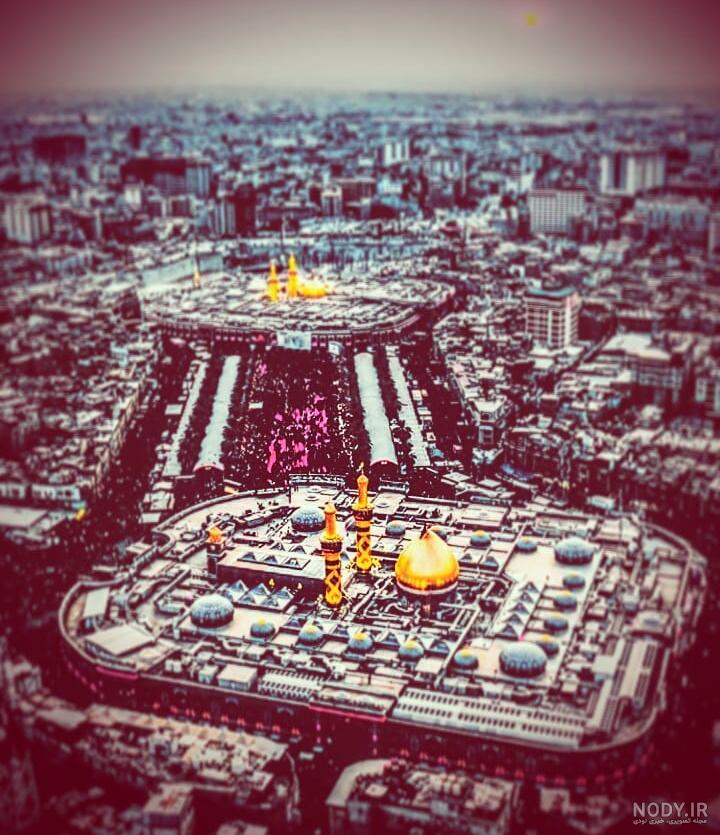 زمینه پروفایل عکس بین الحرمین کربلا با کیفیت بالا زمینه پروفایل عکس بین الحرمین کربلا با کیفیت بالا