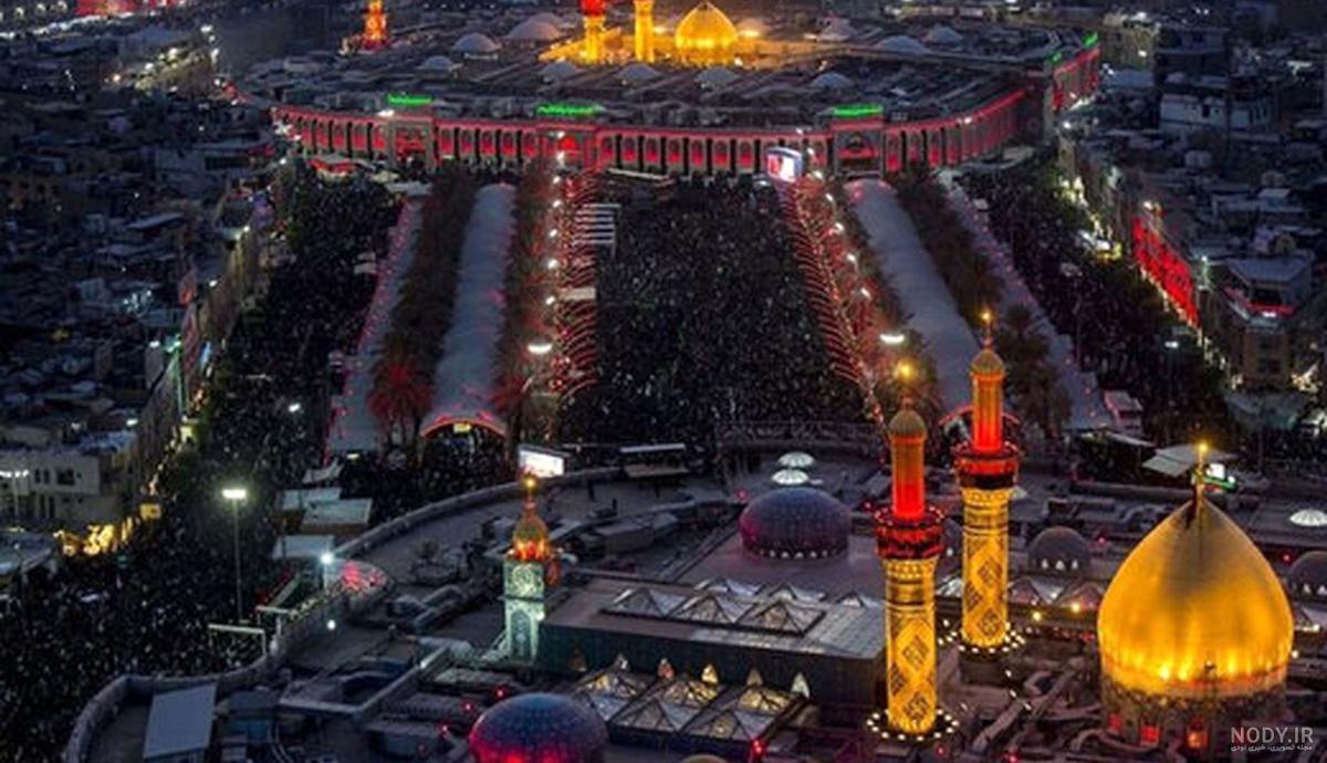 عکس بین الحرمین و حرم امام حسین