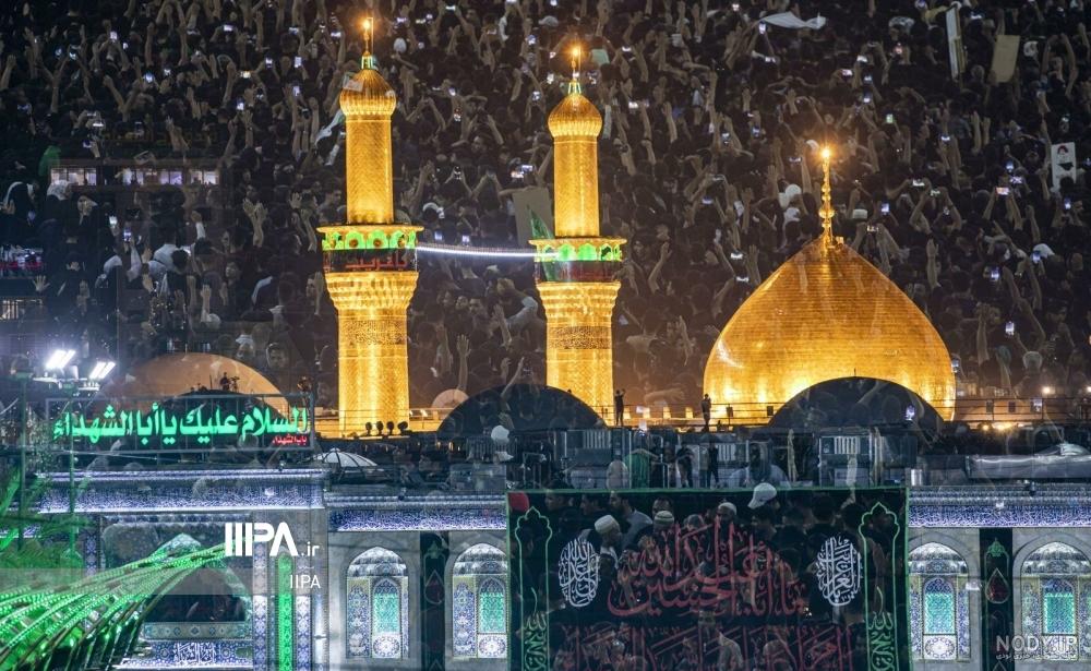 عکس بین الحرمین و حرم امام حسین عکس بین الحرمین و حرم امام حسین
