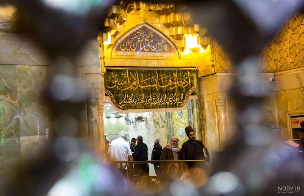 عکس زن تو بین الحرمین