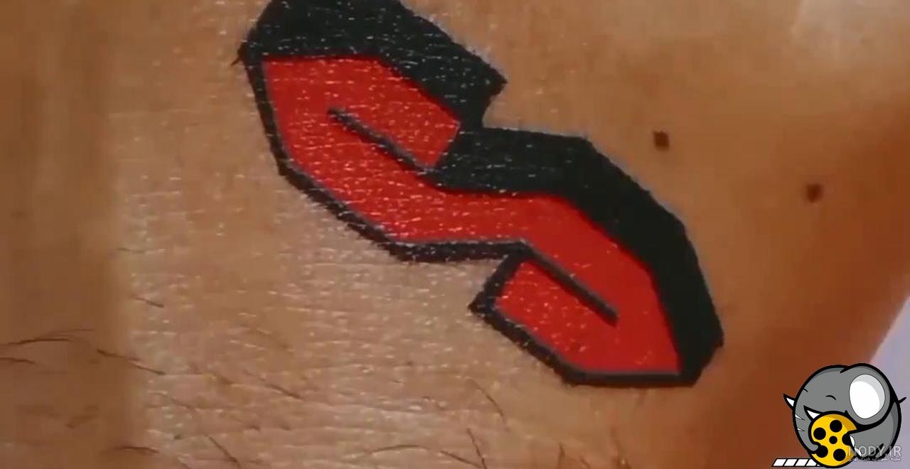 آموزش تتو با 🖊 خودکار حرف 😌 A 🤩 ... #تتو_بدن #تتو_پسرانه #تتو #tattoo  #shorts #viral #tattoed - YouTube
