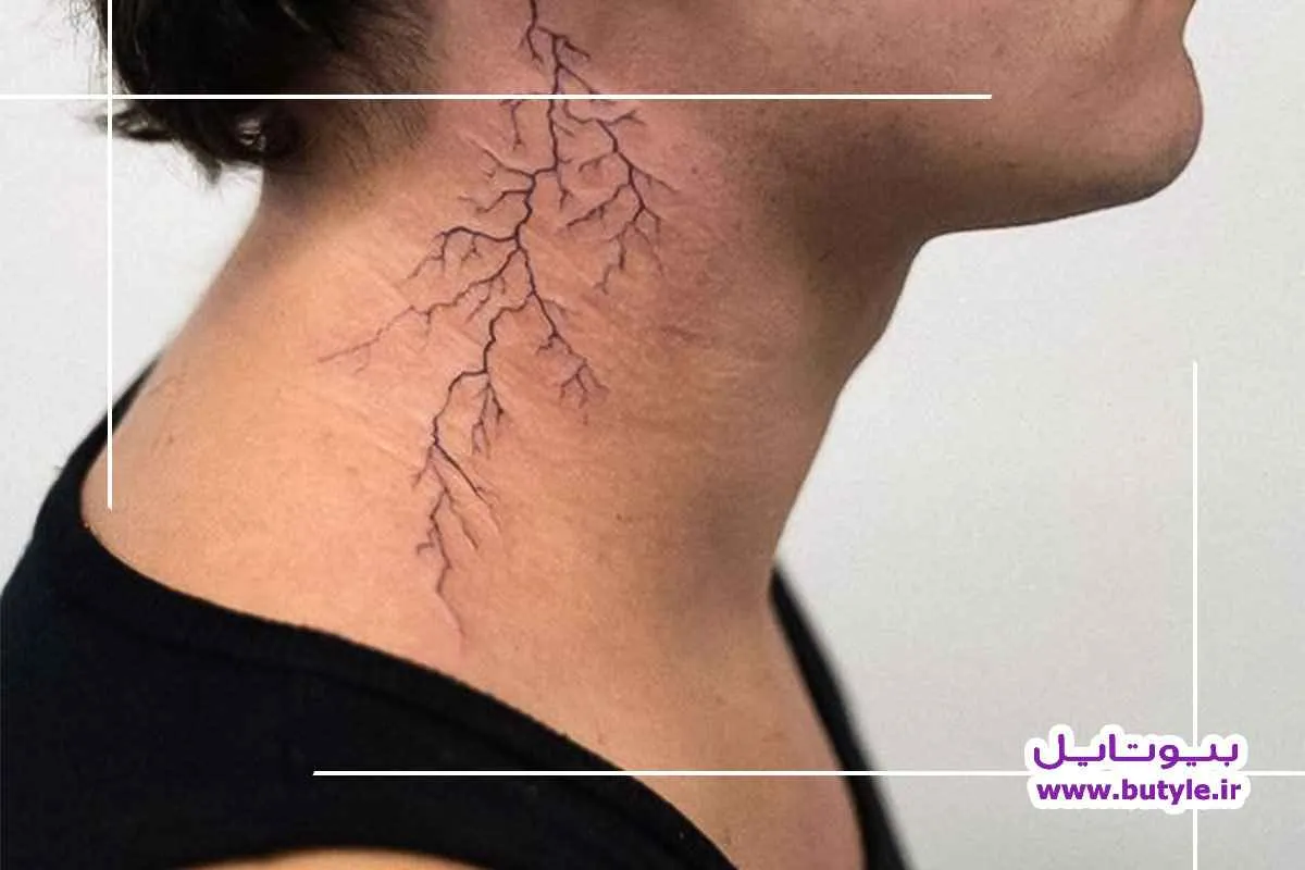 تاتو یاغی روی گردن