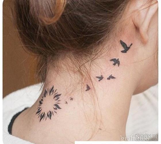 تاتو یوزی رو گردن تاتو یوزی رو گردن