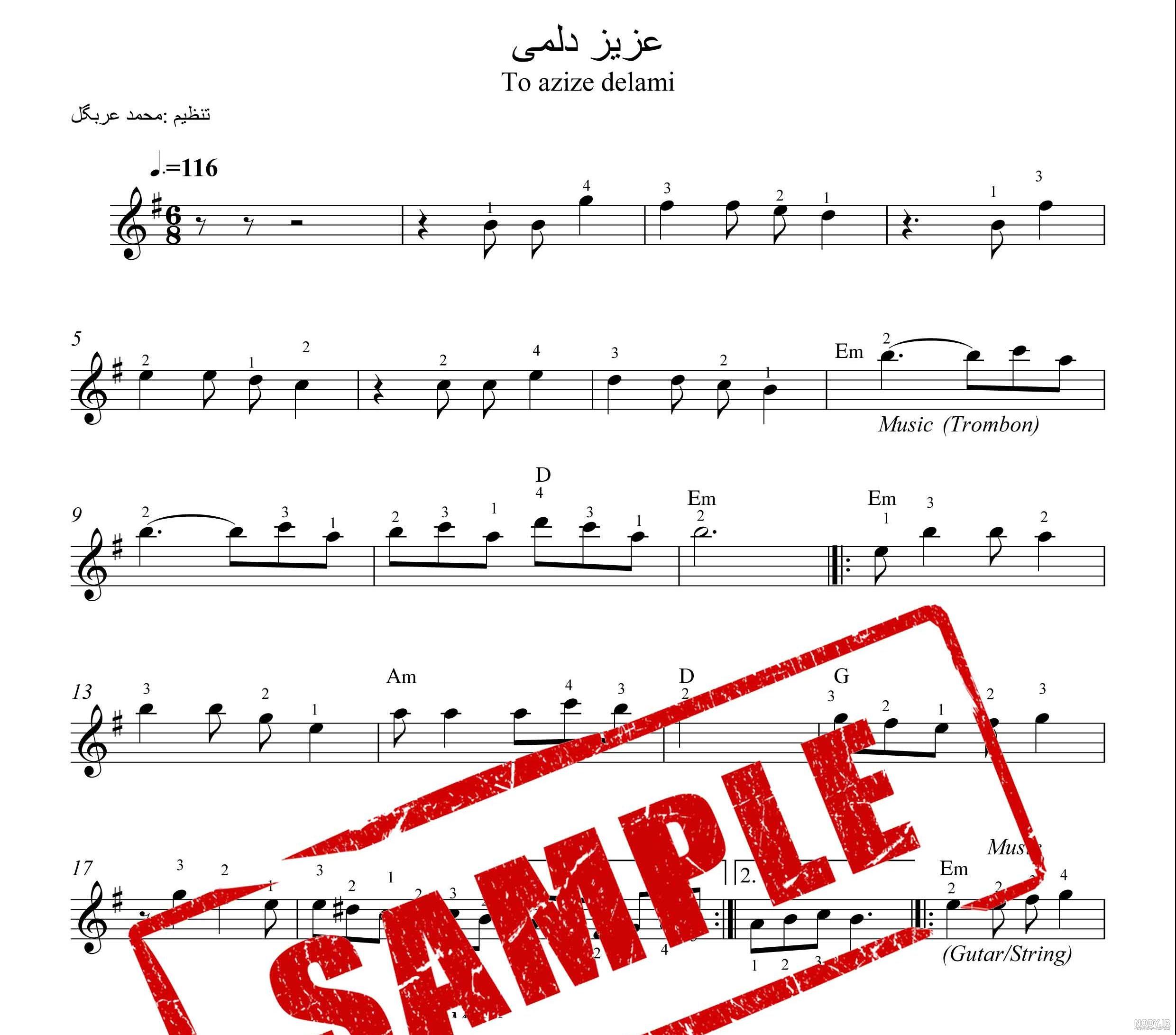 تو عزیز دلمی منصور متن