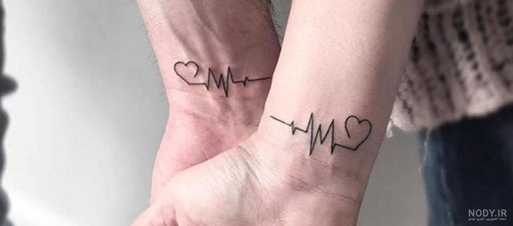 عکس تاتو قلب روی دست ❤️ [ بهترین تصاویر ]