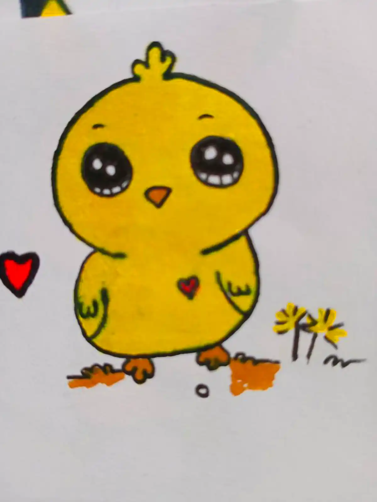 عکس جوجه ساده برای نقاشی
