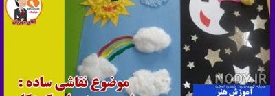 نقاشی هوای پاک و آلوده کلاس دوم اسان کودکانه - تــــــــوپ تـــــــــاپ