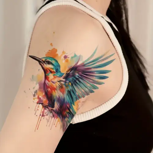 Pin by nevin bekdemir on El DÖVMESI | Shoulder tattoos for women, Girl shoulder  tattoos, Bird shoulder tattoos