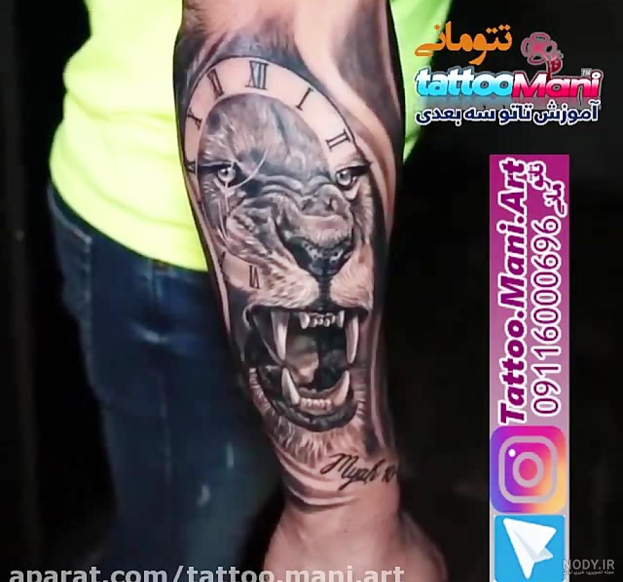 تاتو روی دست مردانه 2024؛ قسمت‌های مختلف روی دست پشت دست ساعد و مچ -  گـُـ✿ـلـی مُــــב