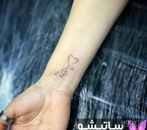 تاتو ساده شیک مردانه تاتو ساده شیک مردانه