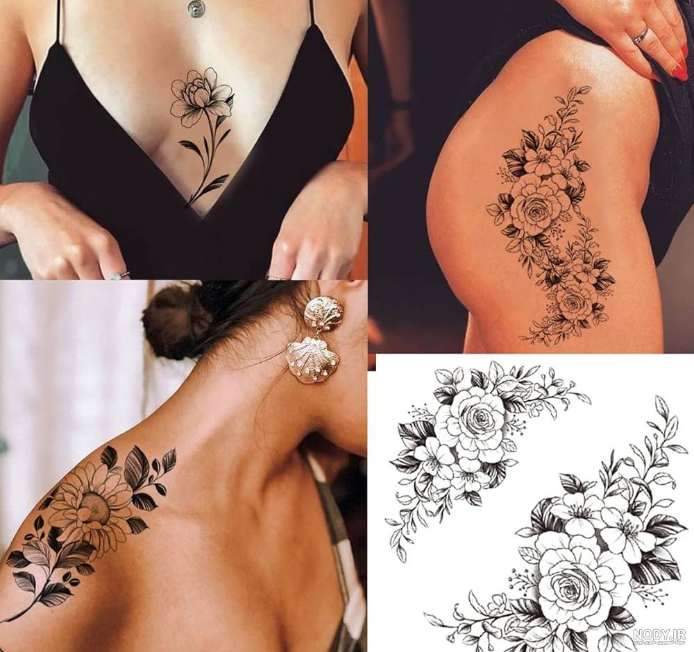 رسمة حنة على الكتف || رسم تاتو على الرقبة
