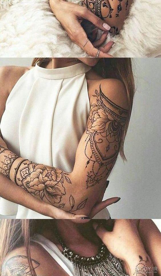 طرح تاتو روی شکم زنانه طرح تاتو روی شکم زنانه