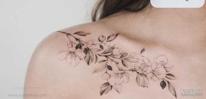 طرح تاتو شکم دخترانه