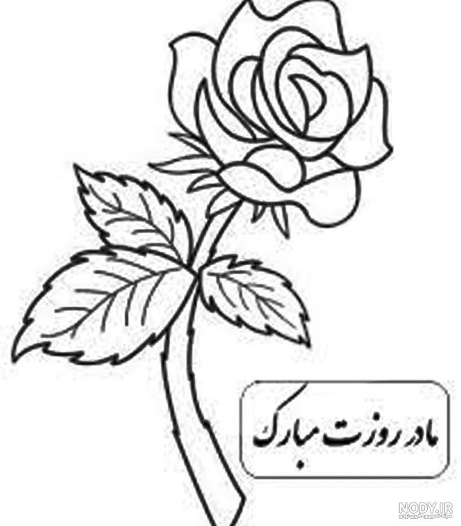 عکس نقاشی روز مادر ساده و آسان