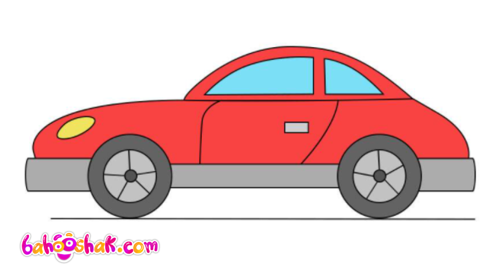 عکس نقاشی یک ماشین ساده