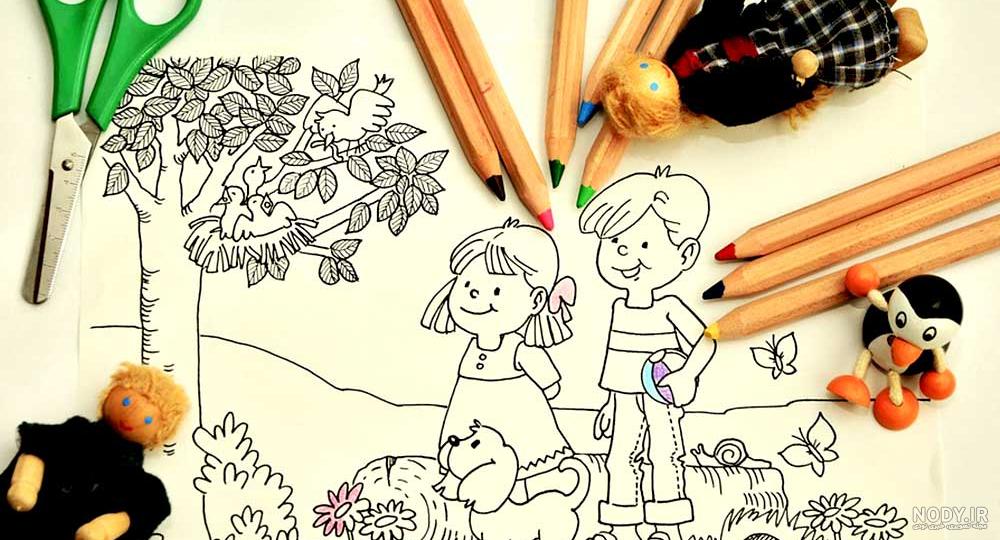نقاشی خانه کودکانه و رنگ آمیزی با پاستل - Kids TV