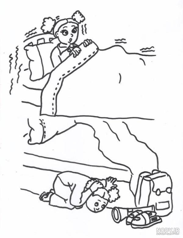 نقاشی مانور زلزله آسان و کودکانه در مدارس - دیبامگ نقاشی مانور زلزله آسان و کودکانه در مدارس - دیبامگ