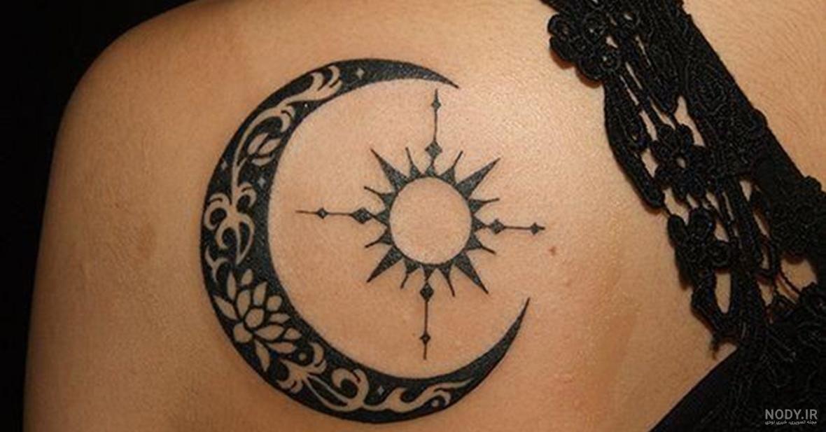 وشم الشمس والقمر 🌞🌝 وشم الشمس والقمر 🌞🌝