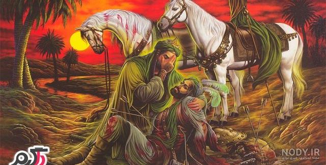 عکس امام علی و حسین