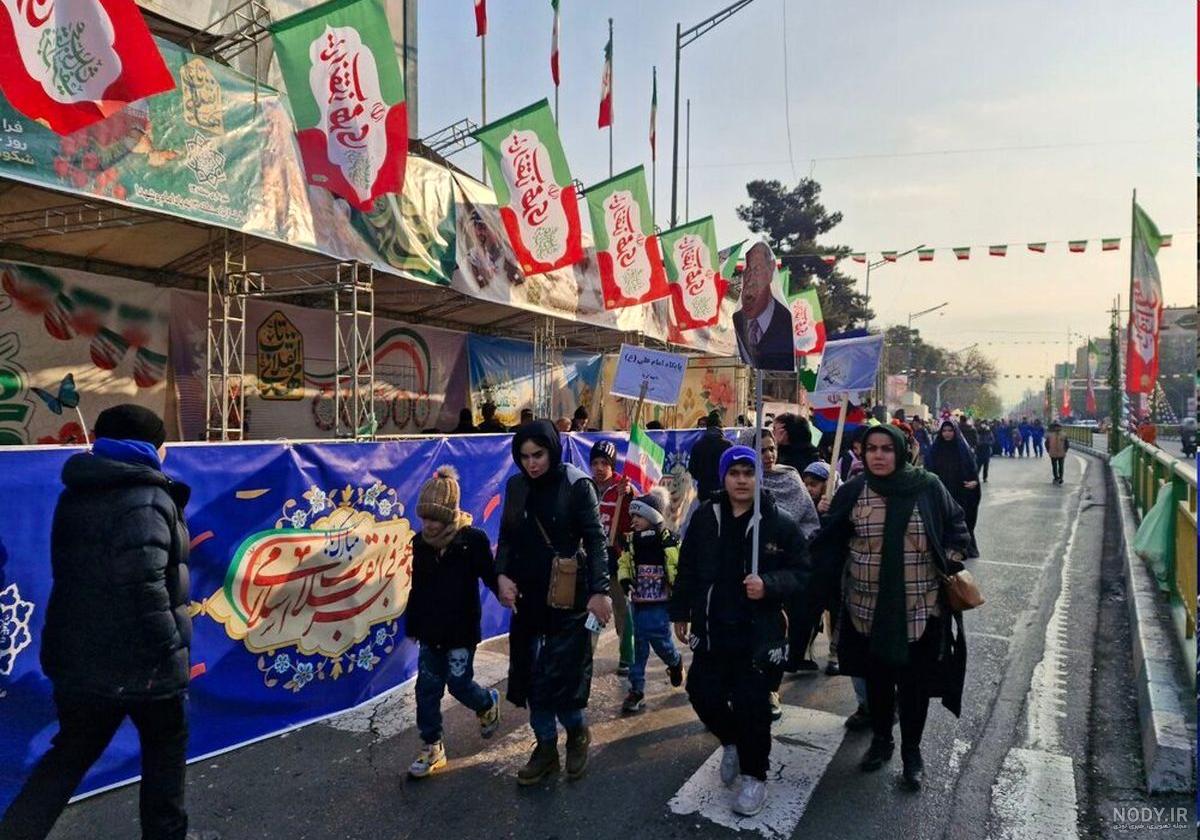 عکس تظاهرات ۲۲ بهمن