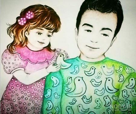 نقاشی تولد دختر عمو نقاشی تولد دختر عمو