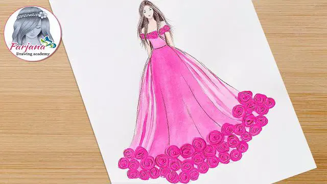 نقاشی دختر عروسی