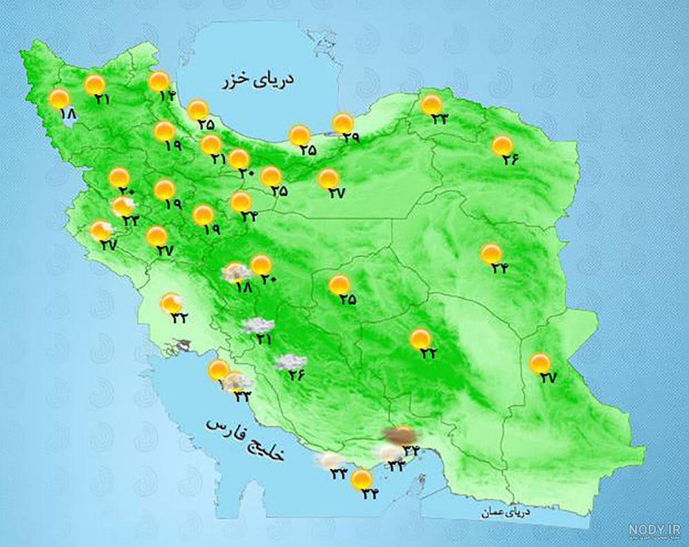 تصویر نقشه هوایی از کشور ایران به صورت سه بعدی - نمایشگاه هنر ایران