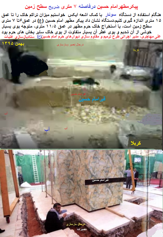 جسد سالم دختر امام حسین علیه السلام