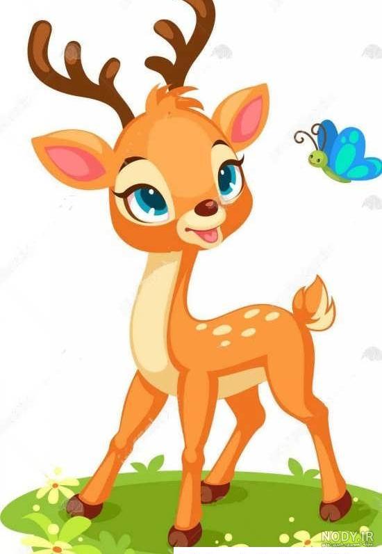 دانلود عکس چهره بچه آهو 🦌 با بهترین کیفیت مخصوص پس ضمینه