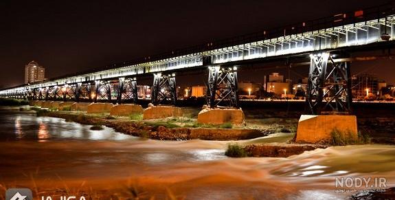 عکس اهواز شب - عکس نودی