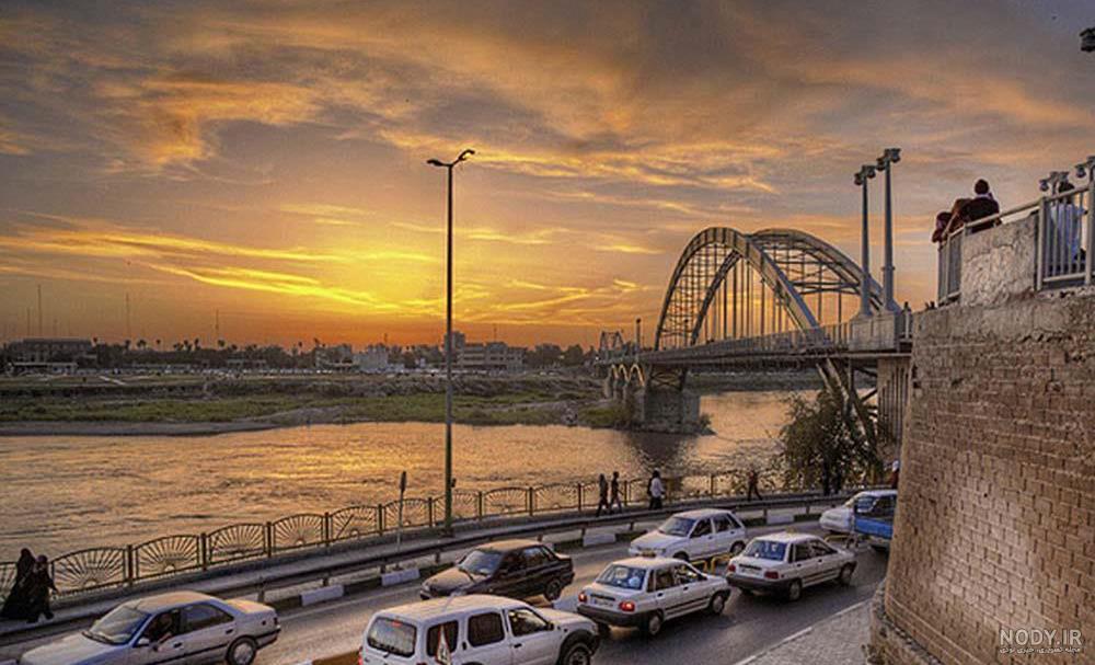عکس جاده ساحلی اهواز
