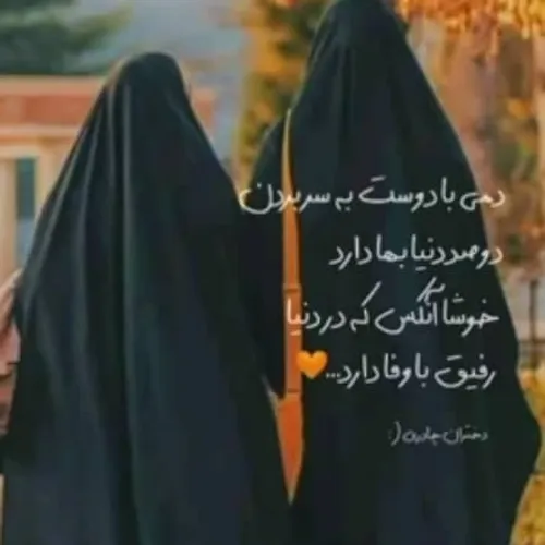 عکس دوتا رفیق با حجاب
