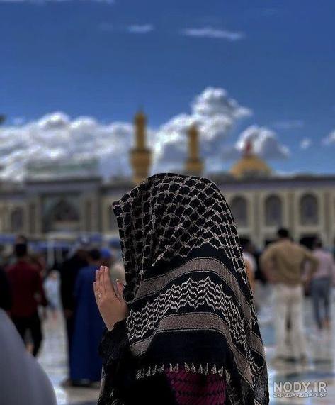 عکس زن با حجاب و موبایل عکس زن با حجاب و موبایل