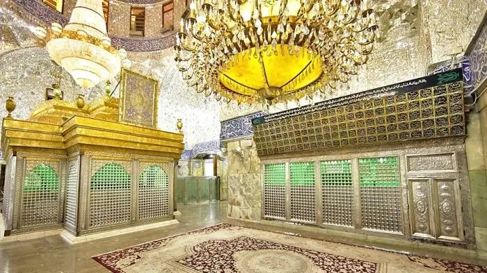 عکس/ سنگ قبر اصلی امام رضا(ع) - قدس آنلاین