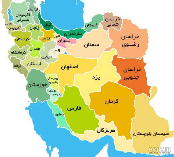 عکس های ماهواره ای از ایران