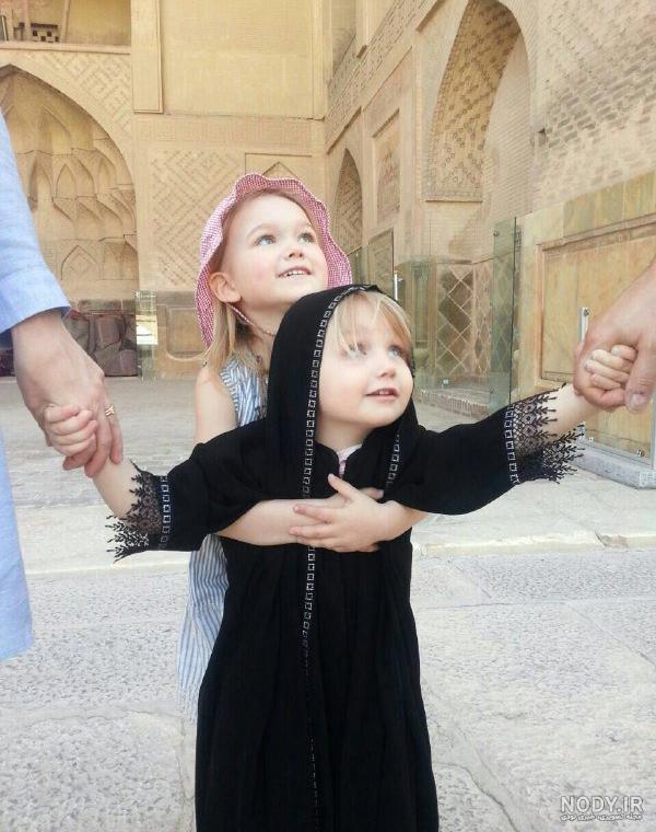 عکس مادر و کودک با حجاب