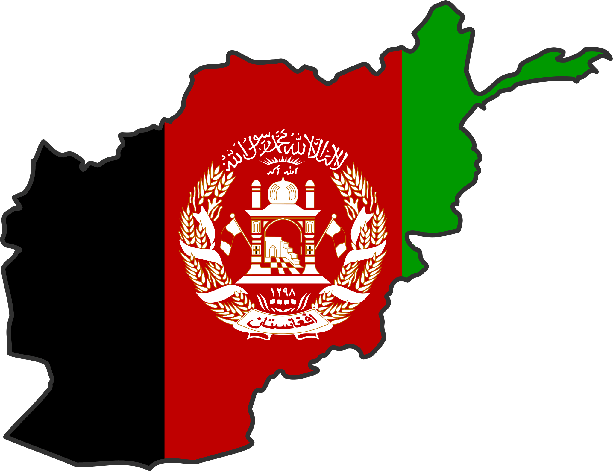عکس پرچم افغانستان ایران